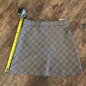 Express plaid skirt